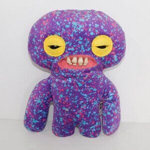 Fuggler Laboratory Purple Splatter Misfits Edition Funny Ugly Monster  9" plush
